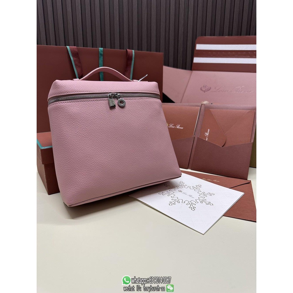 loro piana Extra pocket L23.5 travel backpack casual laptop backpack authentic quality