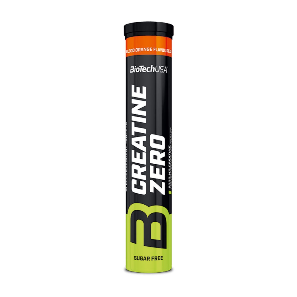 BioTechUSA Creatine Zero effervescent-18Tabl/Pcs. Blood Orange (ครีเอทีน ชนิดเม็ดฟู่ รสส้ม 18เม็ด/ชิ้น)