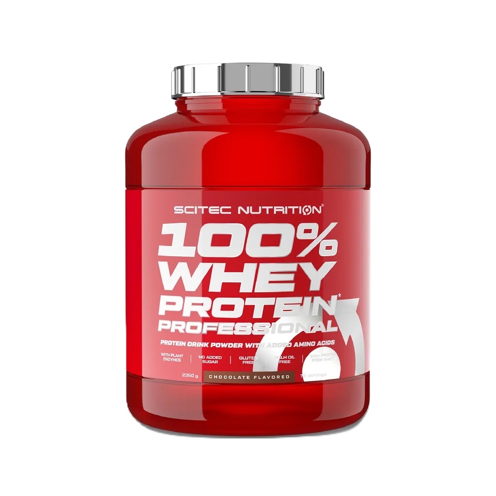 SCITEC NUTRITION Whey Protein Chocolate (เวย์โปรตีน-รสช็อกโกแลต) สูตรเพิ่มกล้ามเนื้อ WPC