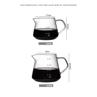 CATFE เหยือกดริปกาแฟ มินอมอล 360ml/600ml มีให้เลือก 2ขนาด Coffee Server BOAR