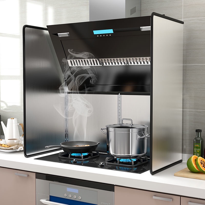 ☑แผ่นกั้นน้ำมันสแตนเลส เตาแก๊สในครัว แผ่นกั้นน้ำมันสำหรับทำอาหาร