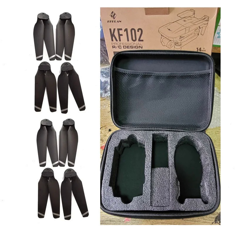 KF102เดิมอุปกรณ์เสริมใบพัดอุปกรณ์ประกอบฉากใบเมเปิ้ลกระเป๋าเก็บสำหรับ KF102 PRO GPS จมูก Brushless มอ