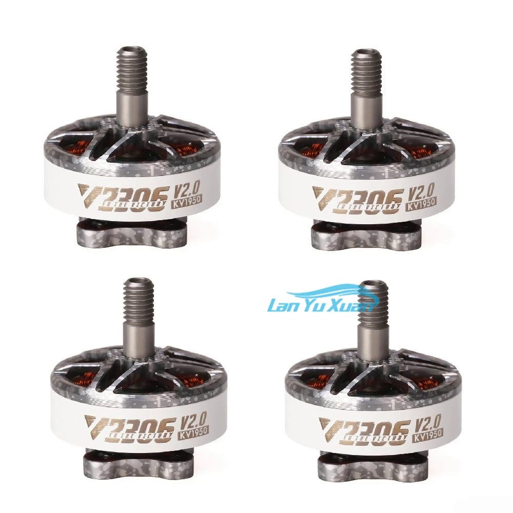 T-Motor Velox V2306 V2 2306 1950KV 5-6วินาที/2400KV 4วินาที Brushless มอเตอร์สำหรับฟรีสไตล์ RC จมูก 