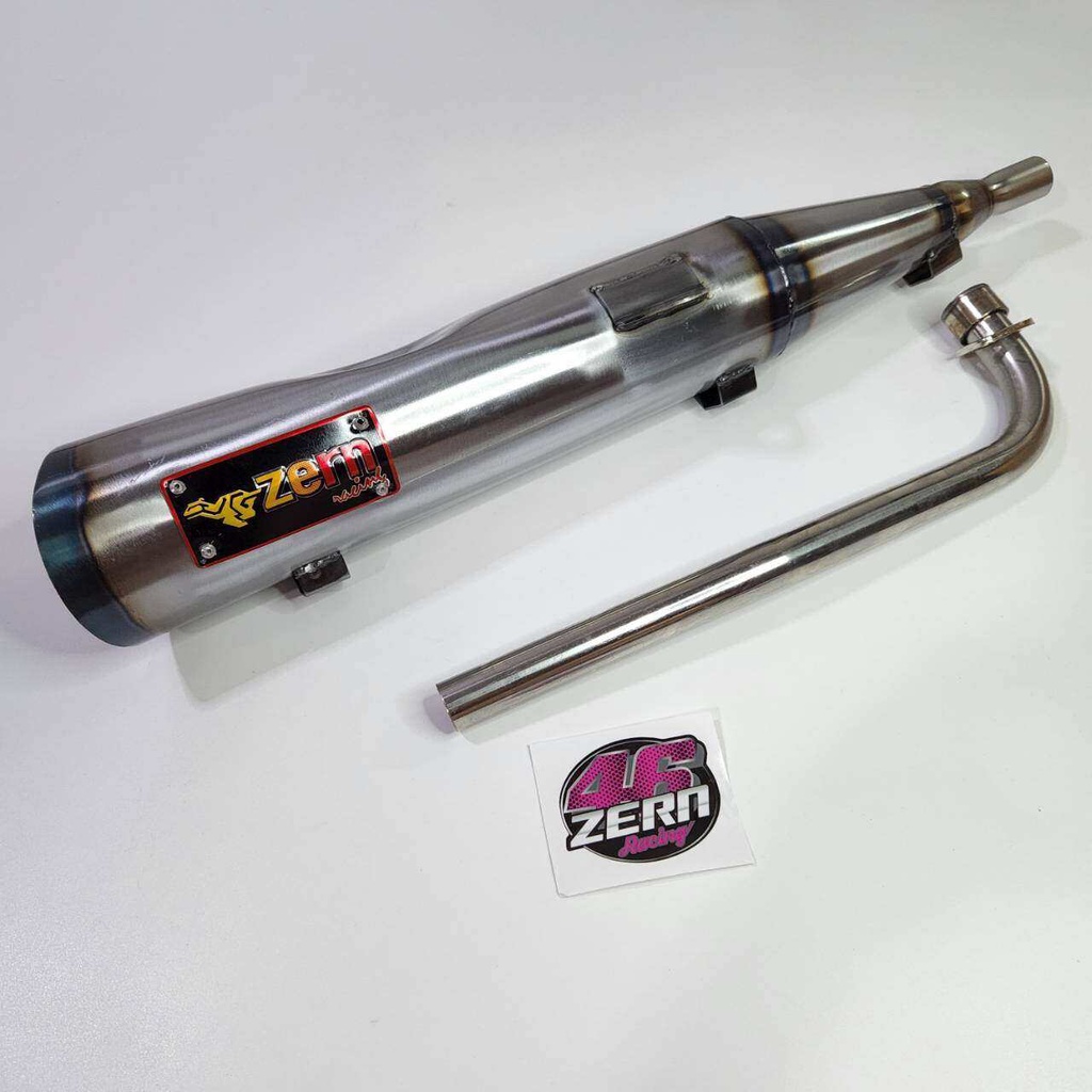 ZERN ท่อผ่าดัง ปลาย3รู WAVE100s 2005 / WAVE100s ubox ****งานดิบ****QTT100