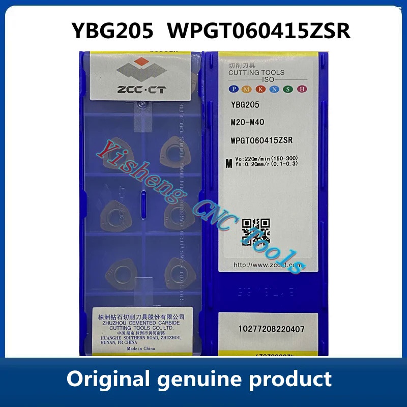 Zcc CT Wpgt WPGT060415ZSR YBG212 YBM351 YBC302 CNC