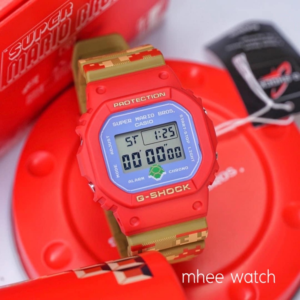 Casio G-Shock Super Mario Collaboration Model - 40th Anniversary Models DW-5600SMB-4