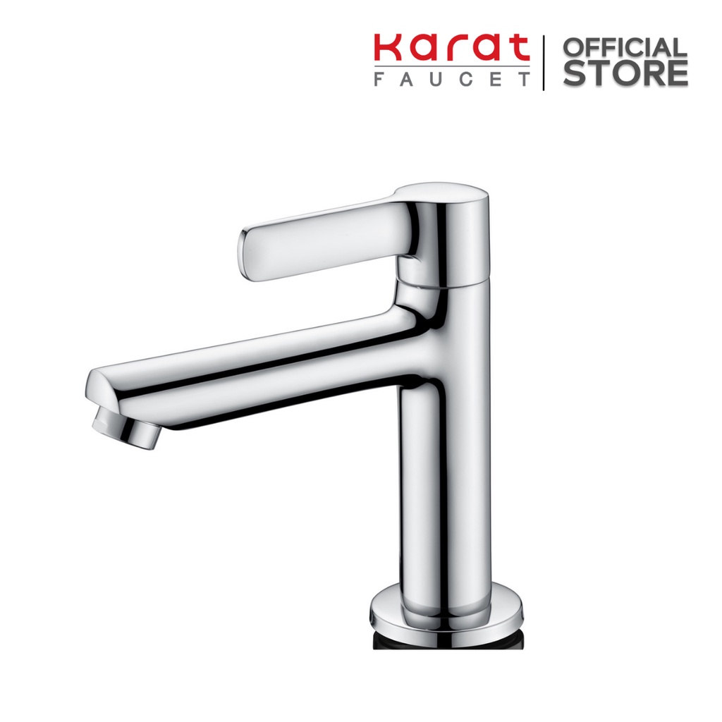 Karat Faucet ก๊อกเดี่ยวอ่างล้างหน้าแบบก้านปัด รุ่น KF-63-100-50