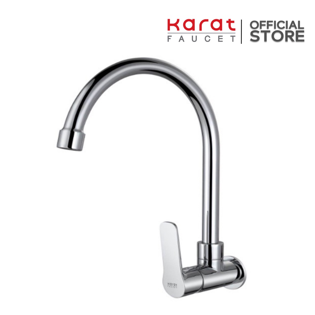 Karat Faucet ก๊อกซิงค์เดี่ยวแบบก้านโยกติดผนัง รุ่น KF-60-931-50
