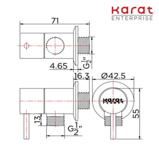 Karat Faucet สต๊อปวาล์ว รุ่น KA-01-472-50