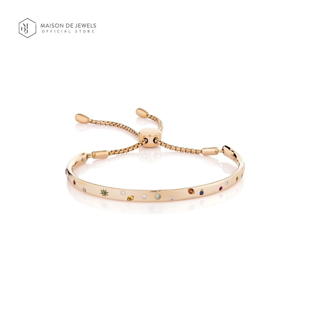 Maison de Jewels - Nopa9 Signature Sparkle Bracelet กำไรนพเก้า สร้อยข้อมือ นำโชค เพชรแท้ พลอยแท้ กำไ