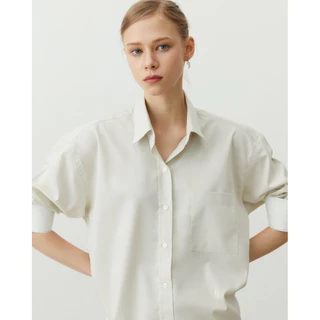 (สินค้าพร้อมส่ง) Hounddown - The Moon Oversized Shirt /Wrinkle free รีดง่าย ยับยาก
