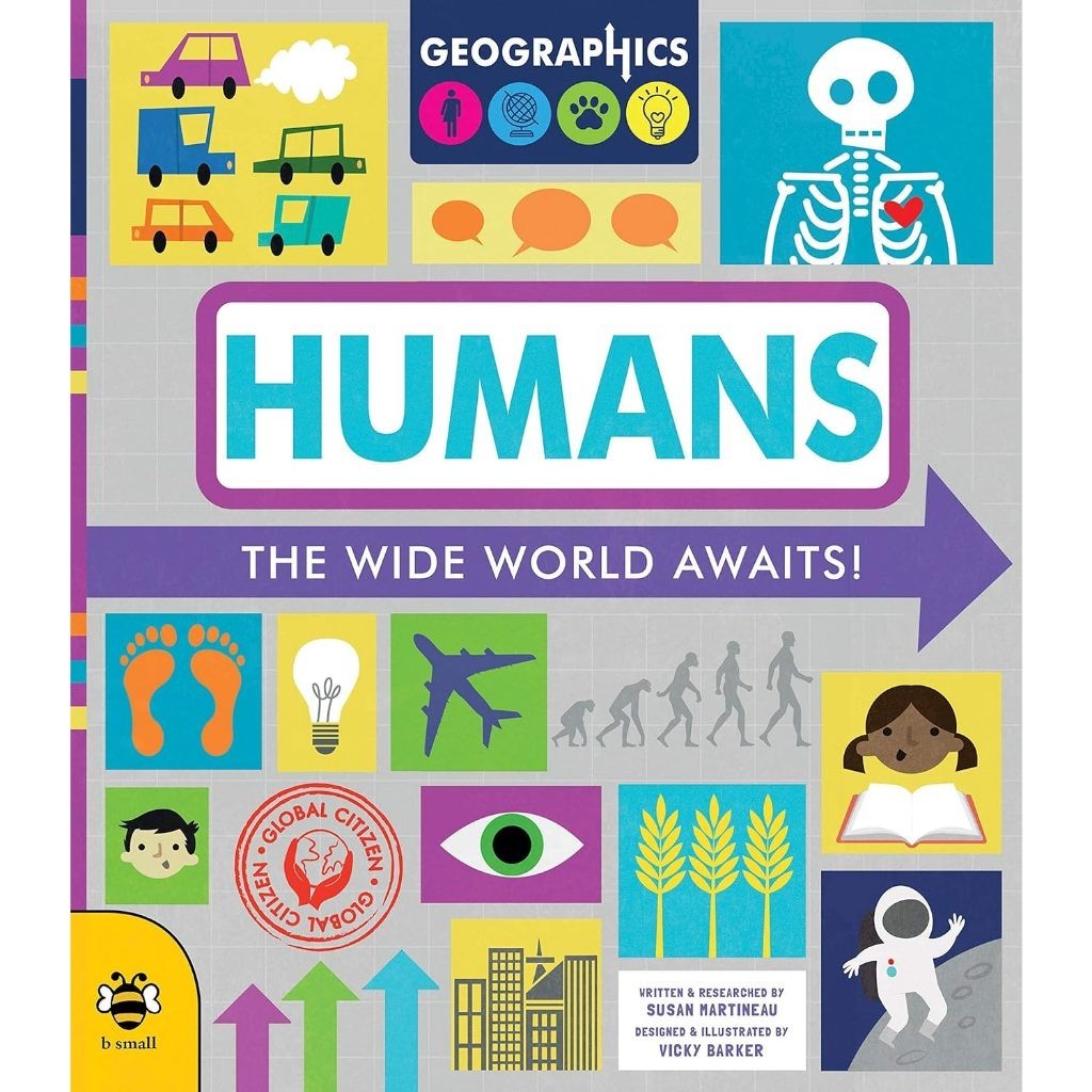 DKTODAY หนังสือ GEOGRAPHICS:HUMANS (AGE4-8)