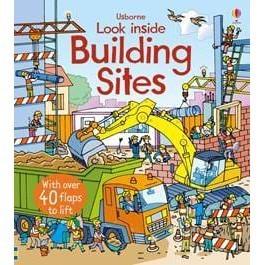 DKTODAY หนังสือ USBORNE LOOK INSIDE BUILDING SITES (AGE 5+)