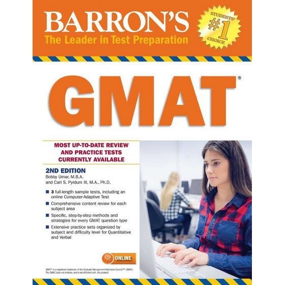 DKTODAY หนังสือ BARRON’S GMAT with Online Test (Barron's Test Prep) 2ED