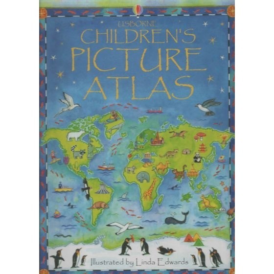 DKTODAY หนังสือ USBORNE CHILDREN'S PICTURE ATLAS (AGE 4+)