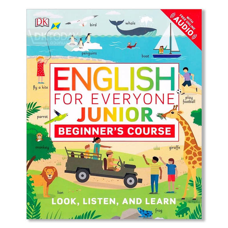 DKTODAY หนังสือ ENGLISH FOR EVERYONE JUNIOR BEGINNER'S COURSE (DORLING KINDERSLEY)