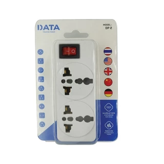 ปลั๊กไฟ Data Universal Adapter 2 Way 1 Switch TIS DP2 By Banana IT