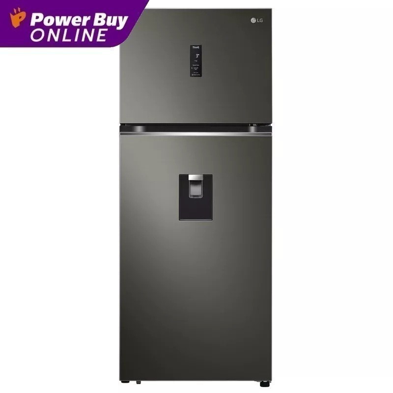 New2022 LG ตู้เย็น 2 ประตู (13.9 คิว, สี Black Steel) รุ่น GN-F392PXAK.ABLPLMT