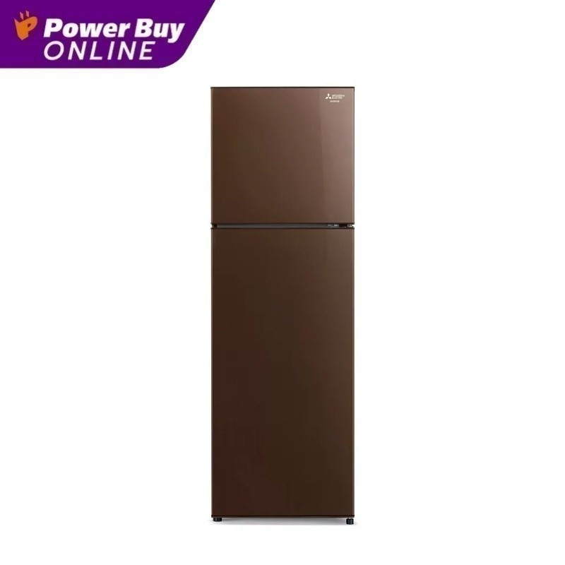 MITSUBISHI ELECTRIC ตู้เย็น 2 ประตู (10.2 คิว, สีน้ำตาลคอปเปอร์) รุ่น MR-FC31ES-BR