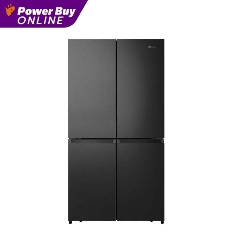 HISENSE ตู้เย็น 4 ประตู ( 21.8 คิว , สี Metal Black) รุ่น RQ758N4TBV