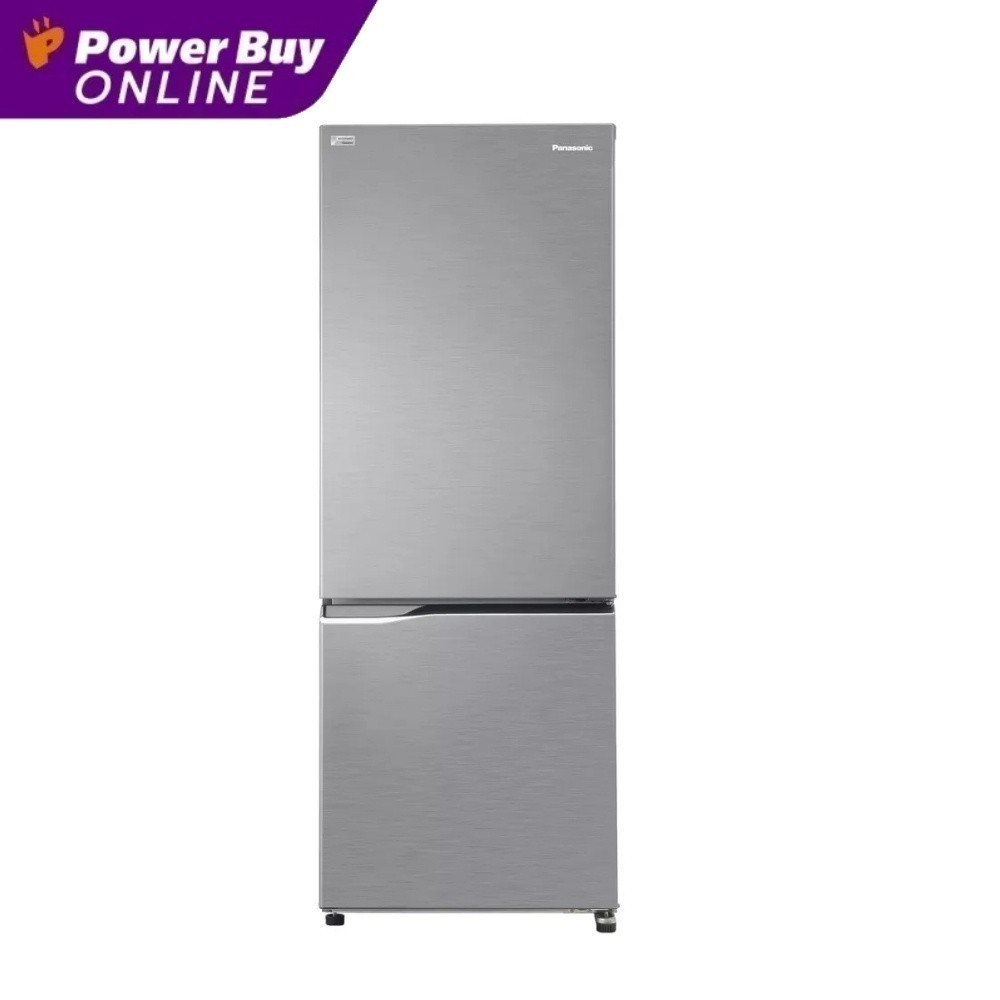 PANASONIC ตู้เย็น 2 ประตู (10.3 คิว, สี Silver Steel) รุ่น NR-BV320QPTH