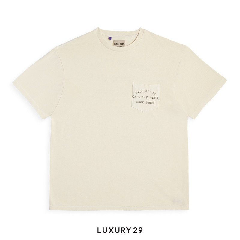 Gallery Dept. PROPERTY STENCIL TEE Natural