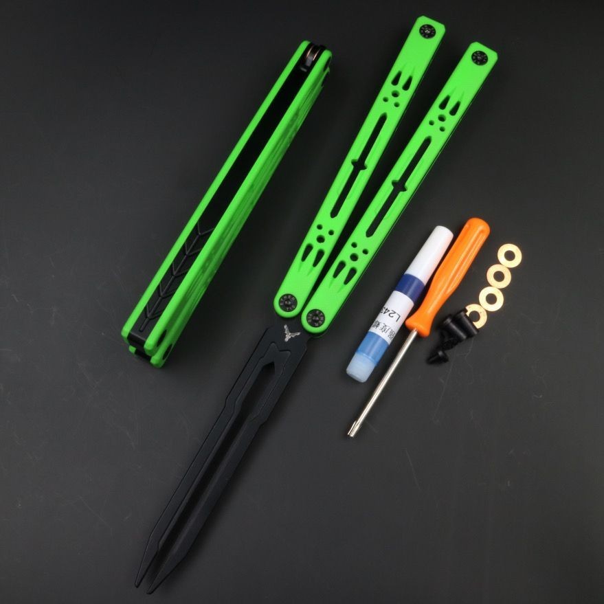 Balison มีดบาลิซอง มีดควงของเล่น มีดควง มีดซ้อม สำหรับซ้อมควง อย่างดี อลูมิเนียมอัลลอยด์7075 YY Ethe