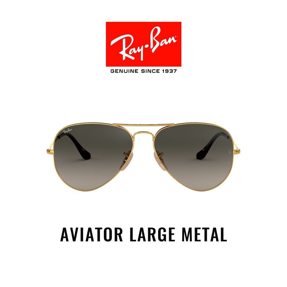 Ray-Ban Aviator large metal - RB3025 181/71 - size 62 แว่นกันแดด