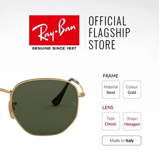 Ray-Ban Hexagonal - RB3548N 001 -sunglasses แว่นกันแดด