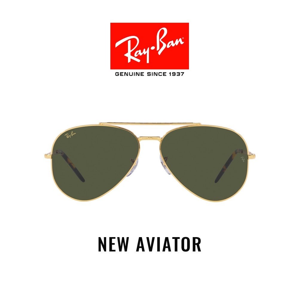 RAY-BAN NEW AVIATOR - RB3625 919631 -Sunglasses Size 62 แว่นกันแดด