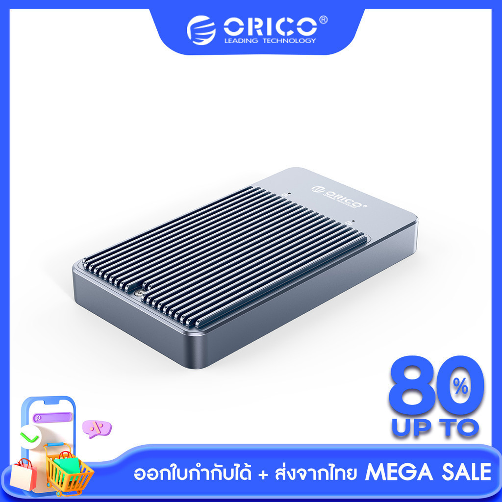 ORICO LSDT RAID Dual Bays M2 SSD Case Support M.2 SATA NGFF SATA SSD Disk For B Key & B+M Key SSD Support RAID