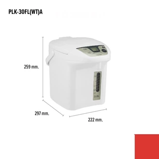 TOSHIBA กระติกน้ำร้อนดิจิตอล รุ่น PLK-30FL(WT)A ความจุ 3.0 ลิตร