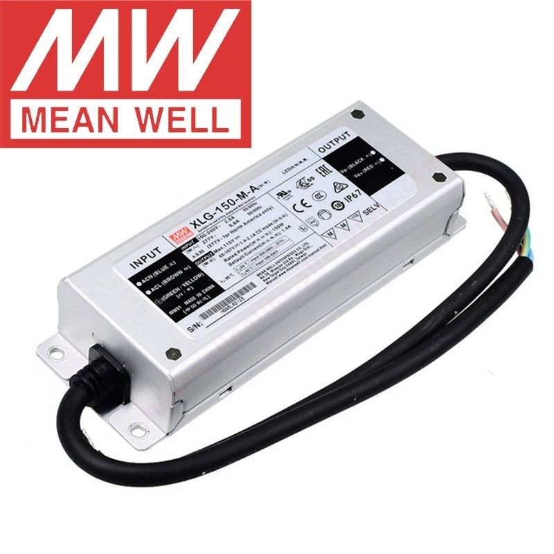Mean Well XLG-150-M-A Skyscraper/street Lighting Meanwell 150W/60-107V/700-2100mA โหมดพลังงานคงที่ L