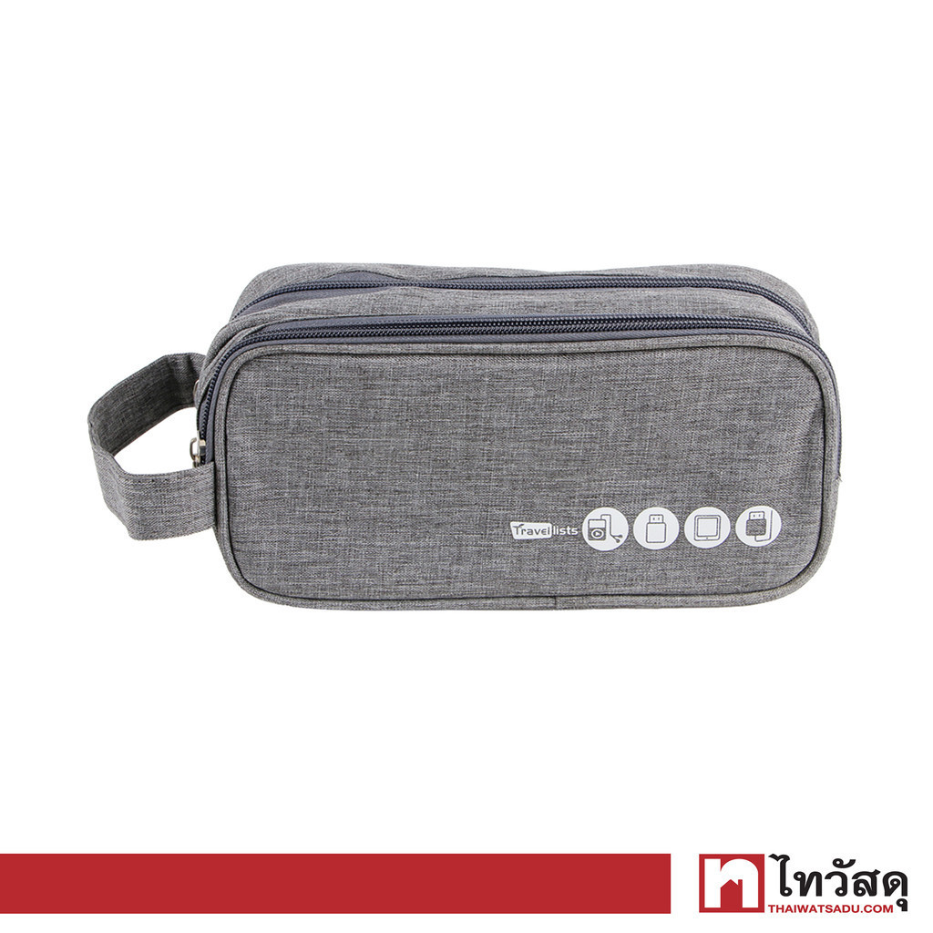 KASSA HOME กระเป๋าใส่อุปกรณ์ดิจิทัล Roam รุ่น TD0527-15DG ขนาด 23 x 10 x 10 ซม. สีเทา