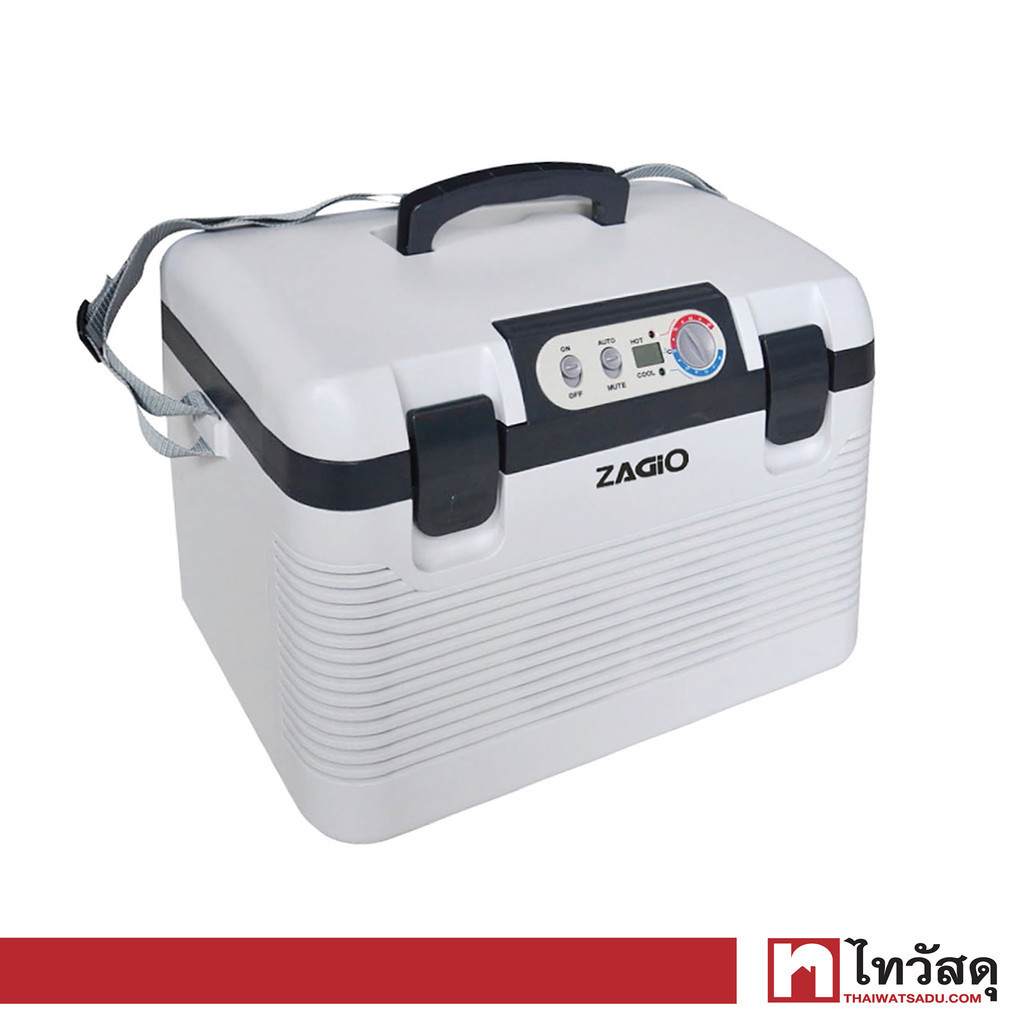 ZAGIO ตู้เย็นแบบพกพา 18 ลิตร รุ่น ZG-8753 สีขาว