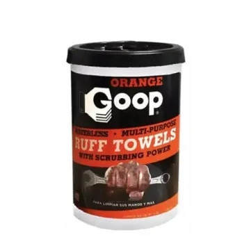 ทิชชู่เปียกเช็ดคราบอเนกประสงค์สำหรับงานช่าง  GOOP 10"x12" 72แผ่น Orange Goop Multi-Purpose Hand Clea