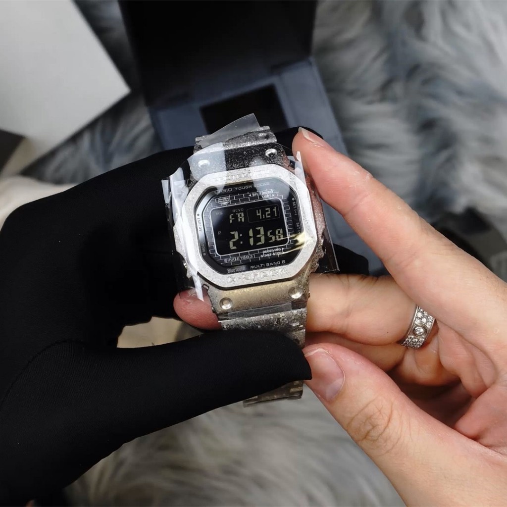 Jdm Watch Casio G-Shock นาฬิกาข้อมือ ครบรอบ 40 ปี Gmw-B5000Ps-1Jr Gmw-B5000Ps-1
