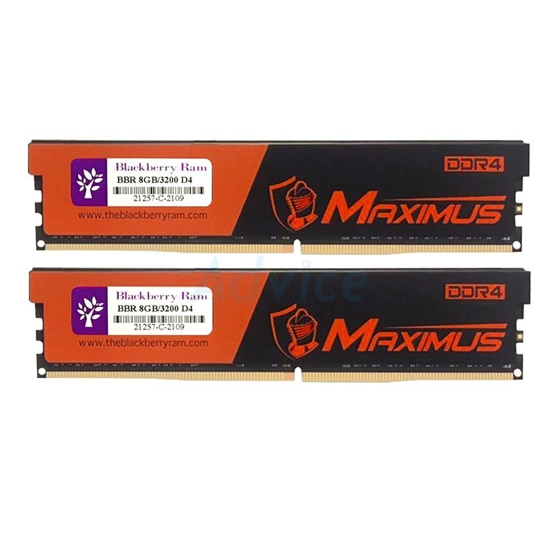 BLACKBERRY RAM DDR4(3200) 16GB (8GBX2) MAXIMUS - A0140022