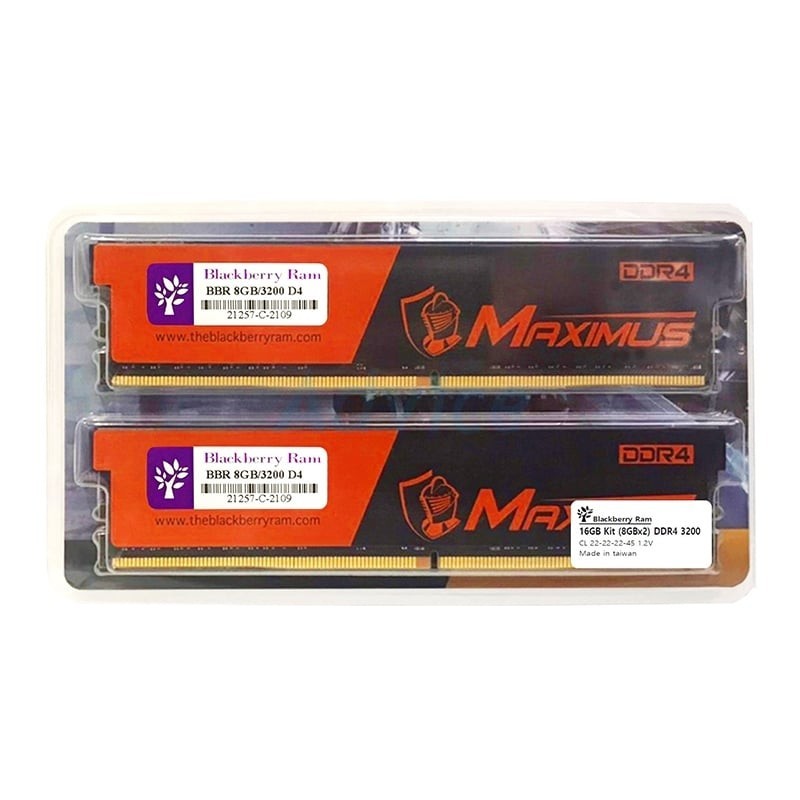 BLACKBERRY RAM DDR4(3200) 16GB (8GBX2) MAXIMUS - A0140022