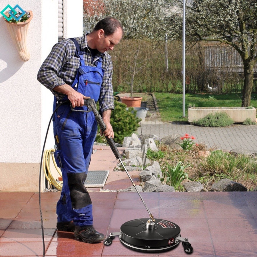 【จัดส่งท้องถิ่น】แปรงขัดพื้น สเตนเลส สามสี แรงดันสูง 15 นิ้ว ยืดหยุ่น และน้ําหนักเบา สําหรับทําความสะอาดพื้น - รูปที่ 6