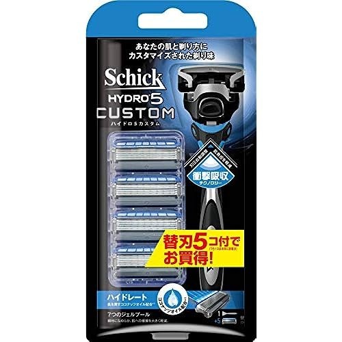 Schick Hydro 5-blade Hydro 5 มีดโกนไฮเดรต พร้อมใบมีดเติมร่างกาย สําหรับผู้ชาย
