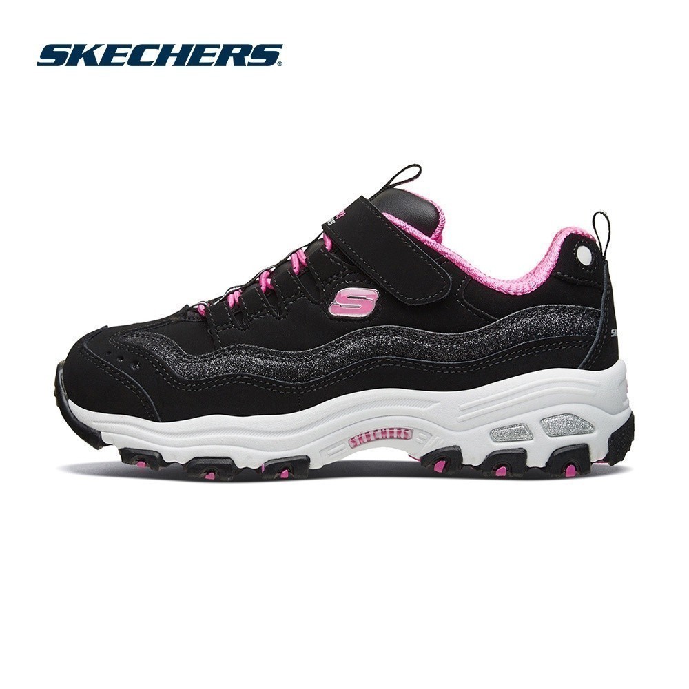 Skechers สเก็ตเชอร์ส รองเท้า เด็กผู้หญิง Sport D'Lites Shoes - 664127L-BKHP