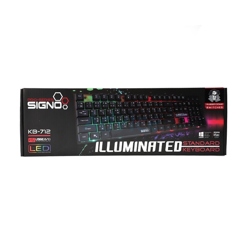 SIGNO KEYBOARD KB-712 ILLUMINATED - A0124954