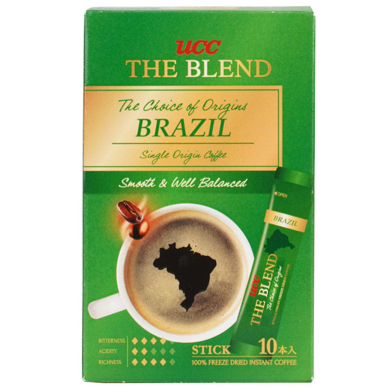 Fast Delivery 🛵 ยูซีซีเดอะเบลนบราซิลกาแฟสำเร็จรูป 10สติ๊ก 20กรัม  ☑  UCC The Blend Barzial Instant Coffee 10 Sticks 20g