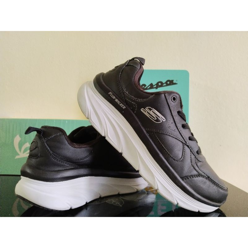 รองเท้าผ้าใบ Skechers D,Lux สีดำ ไซส์ 37.5-38 ความยาว 23.5-24 งานสายสุขภาพ พื้นเต็ม ซอฟในเดิม