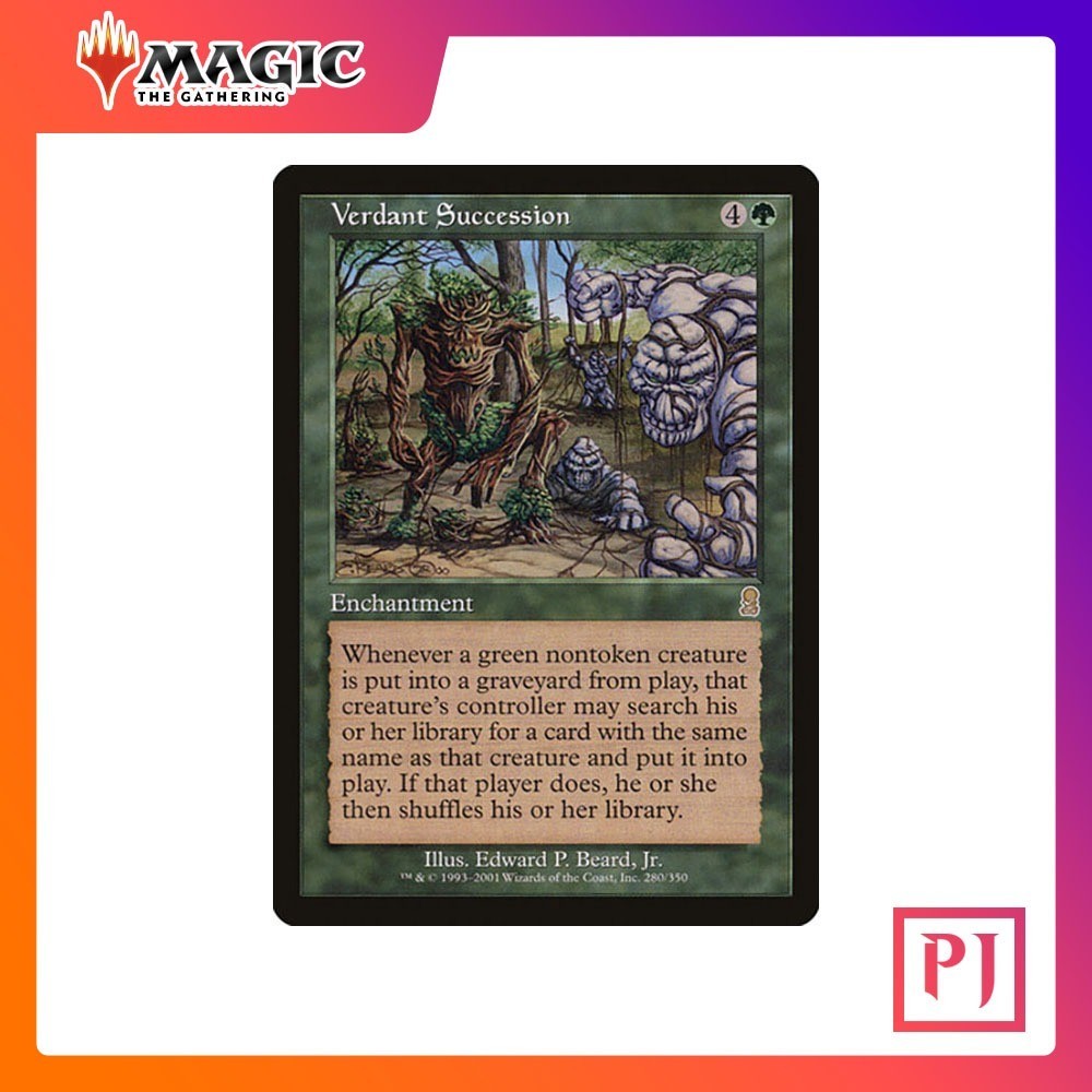 [MTG] Verdant Succession [ODY] [GREEN] [RARE] [NORMAL] [ENG] (การ์ดเมจิค / Magic the Gathering)