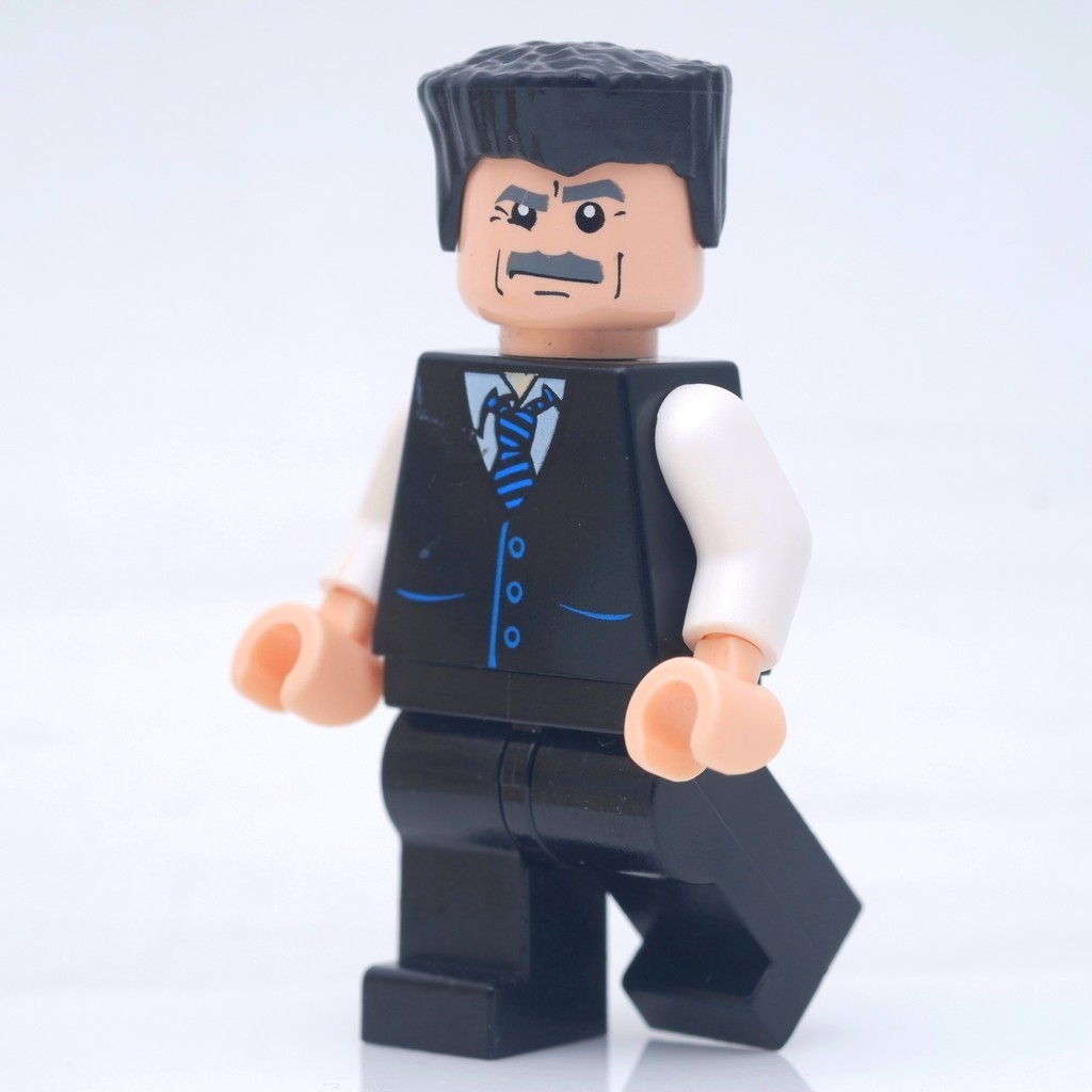 Lego Jonah Jameson Black Vest Marvel  *new