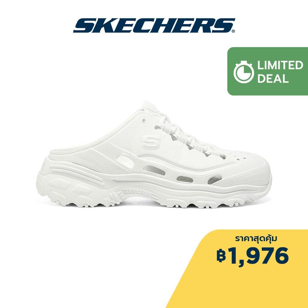Skechers สเก็ตเชอร์ส รองเท้าแตะ ผู้หญิง Foamies D'Lites Sandals - 111248-WHT