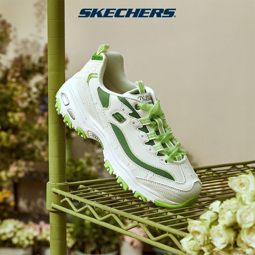 Skechers สเก็ตเชอร์ส รองเท้า ผู้หญิง Sport D'Lites 1.0 Shoes - 896738-WGR