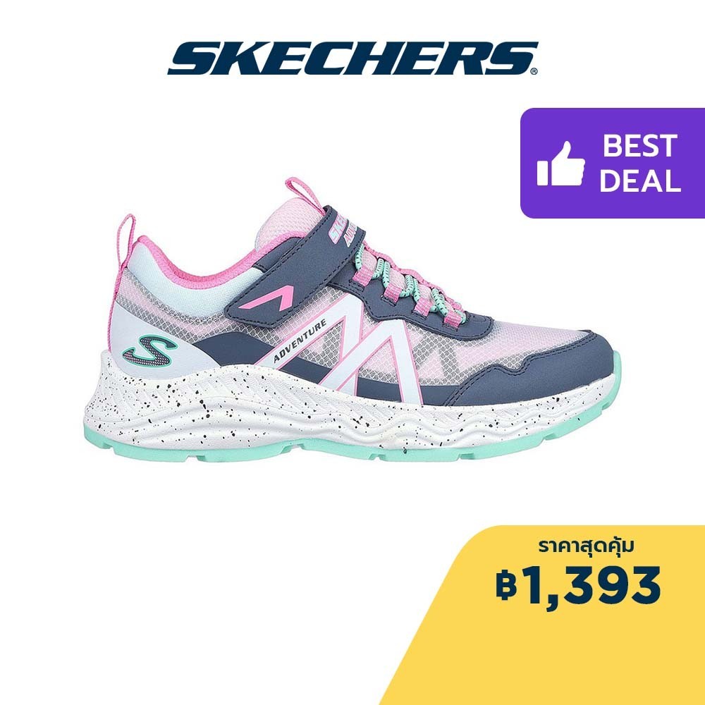 Skechers สเก็ตเชอร์ส รองเท้าเด็กผู้หญิง Girls Explorer Time Shoes - 303412L-CCMT Adventure, Machine Washable